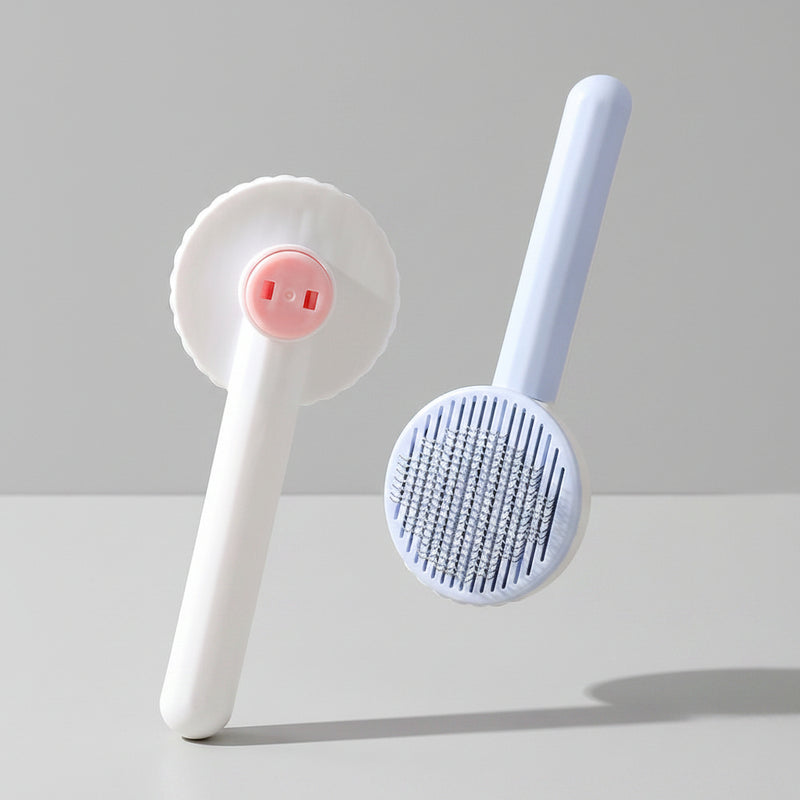 Wooofly Self-Clean Slicker Brush