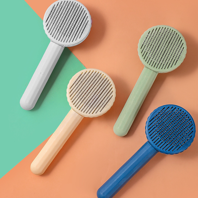Wooofly deshedding brush features and dimensions overview